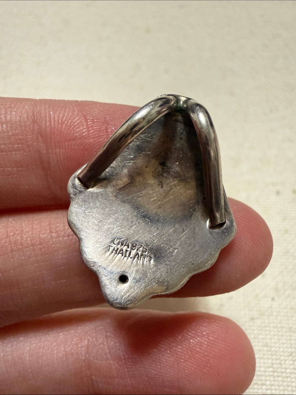 Sterling Silver 925 Shell-Shaped Statement Pendant Necklace 🐚 - Picture 4 of 10
